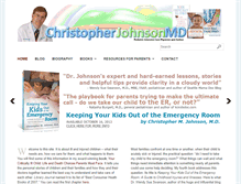 Tablet Screenshot of chrisjohnsonmd.com